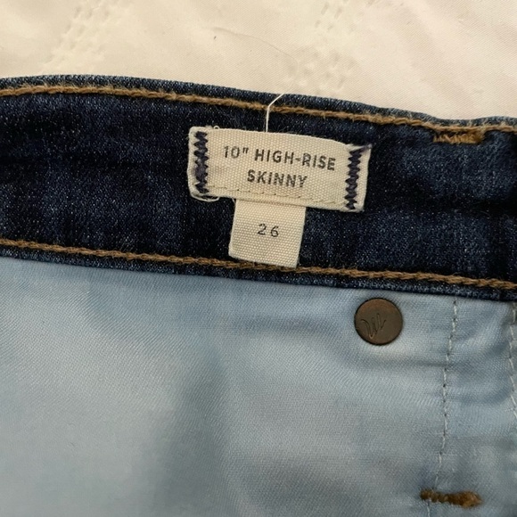 Madewell 10" High Rise Skinny Jean Size 26 - Picture 3 of 9